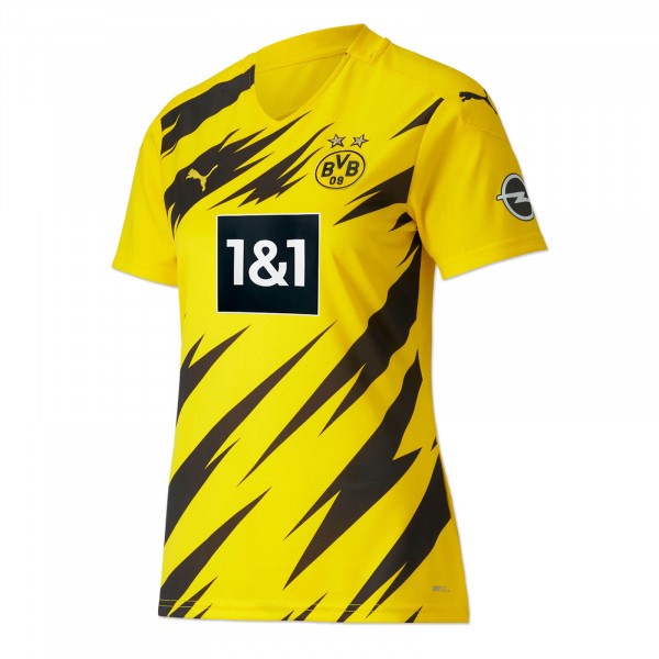 Camiseta Borussia Dortmund Primera equipo Mujer 2020-21 Amarillo